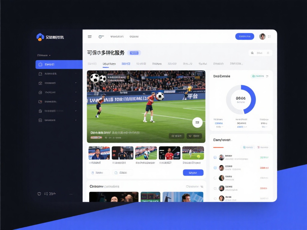 为了确保多样化服务，平台涵盖了从足球、篮球到网球等