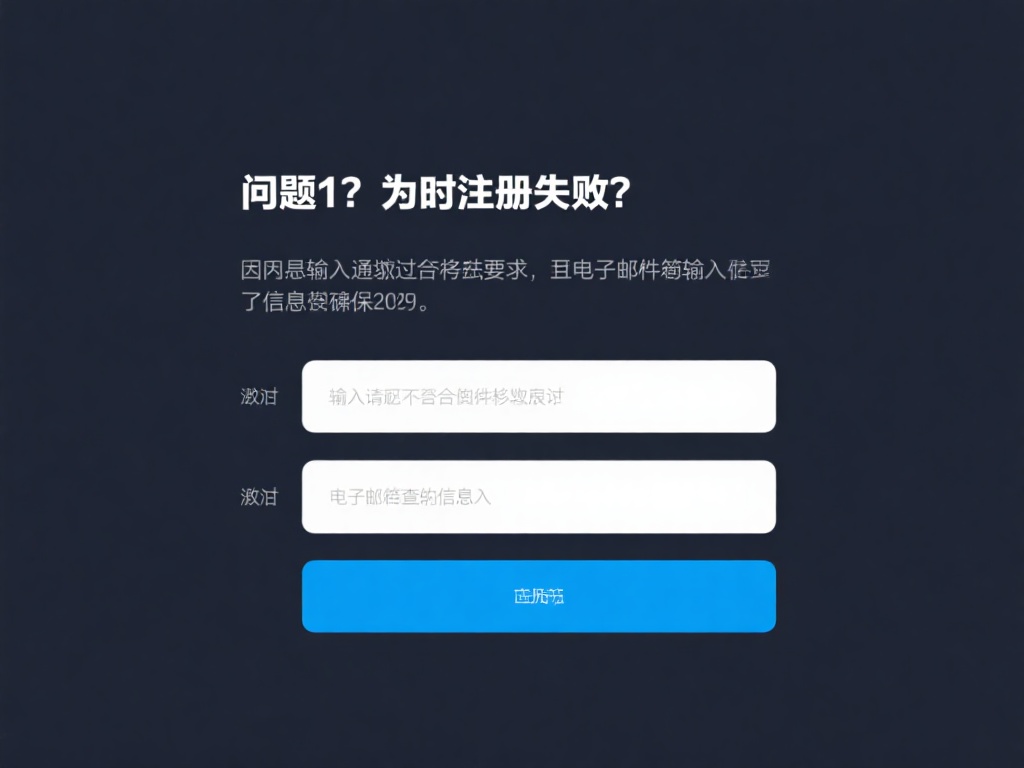 问题1：为什么注册失败？
原因可能是输入的手机号