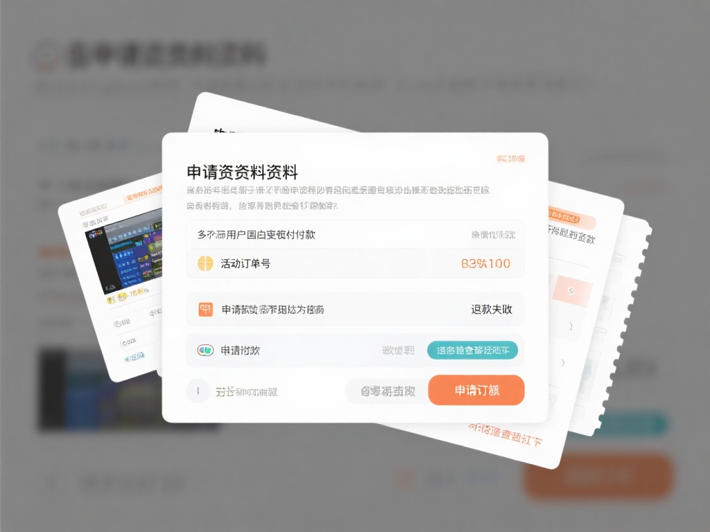 申请完善材料：许多用户因提交的退款材料不足或不完整
