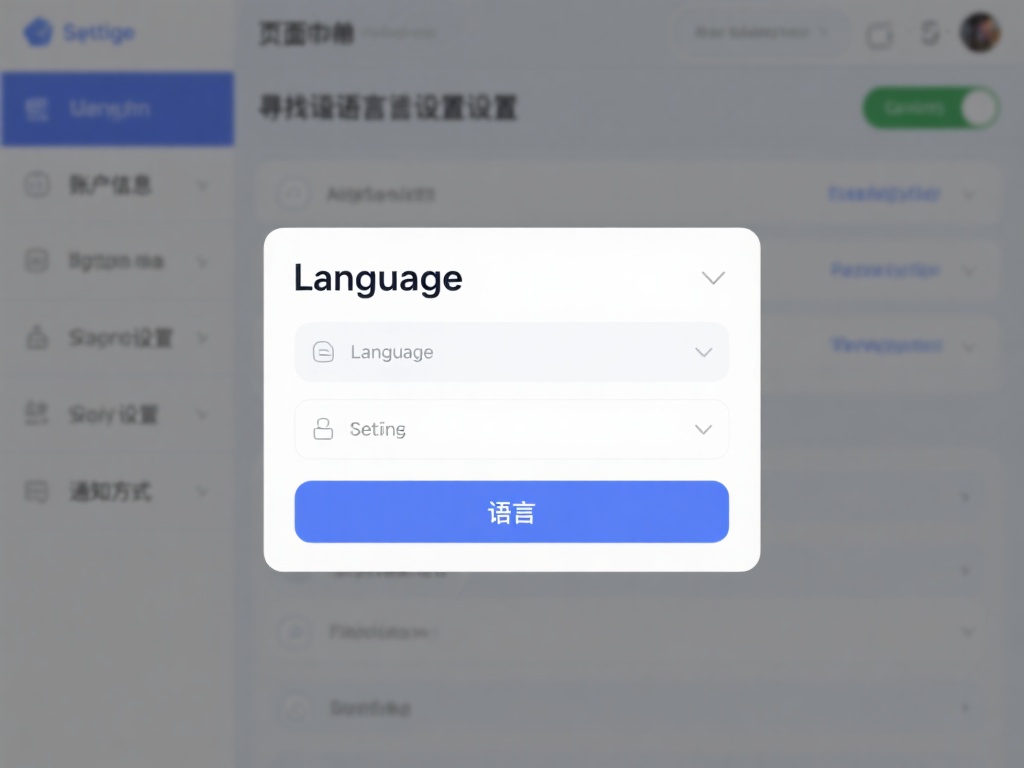 寻找语言设置菜单
点击进入“设置”页面后，您会看