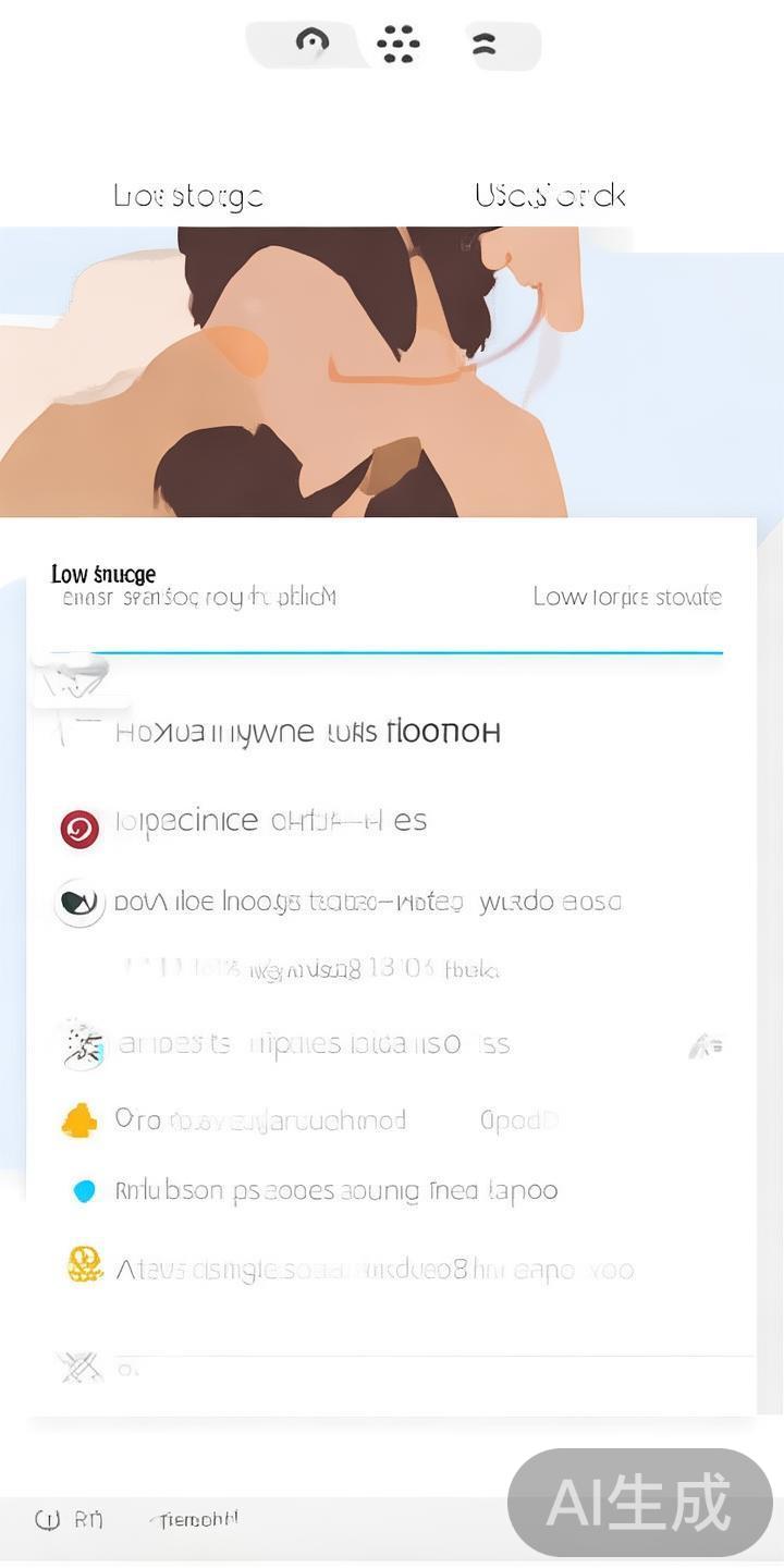 二、存储空间不足
在“存储”设置中检查剩余空间，